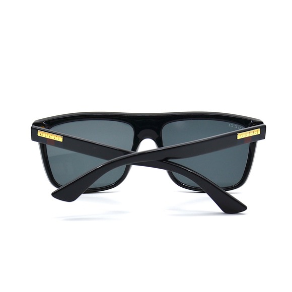 NEW GUCCI GG0748S 001 BLACK GREY AUTHENTIC SUNGLASSES - Picture 6 of 12